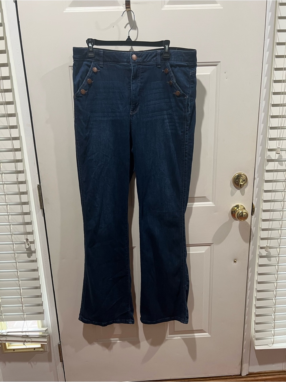 Wit & Wisdom Dark Indigo Flare Jeans